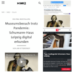 3sat, Deutschlandfunk and SWR2 about the audio guide