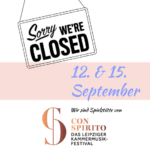 Closed for Con spirito